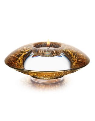 EAN 7321646006632 product image for Orrefors Kosta Boda Discus Crystal Votive-GOLD-One Size | upcitemdb.com