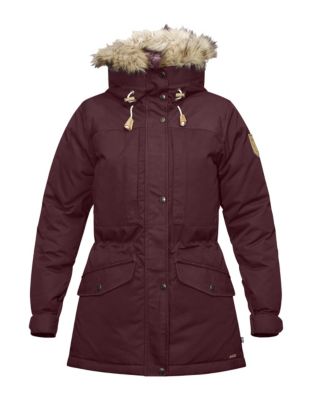 EAN 7323450262358 product image for Fjallraven Singi Faux Fur Trim Hooded Jacket-RED-Medium | upcitemdb.com