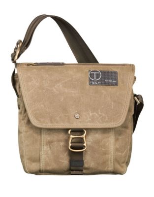 UPC 742315891149 product image for TUMI T-Tech by Tumi ICON Lewis Small Flap Crossbody - BEIGE/KHAKI | upcitemdb.com