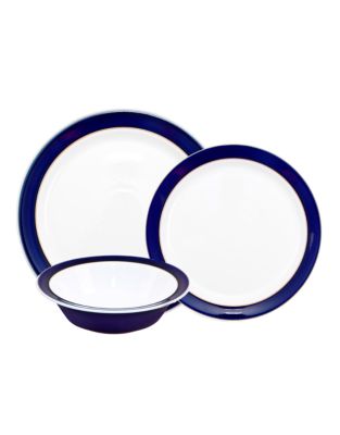 UPC 745606563756 product image for Denby Malmo 12 Piece Dinnerware Set-BLUE-One Size | upcitemdb.com