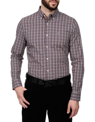 EAN 7613315135461 product image for Victorinox Classic Plaid Button Down Shirt-PURPLE-Small | upcitemdb.com