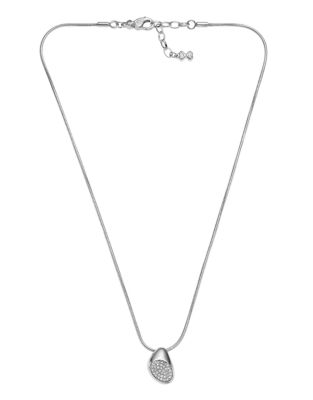 UPC 768680206869 product image for Skagen Denmark Sofie Crystal Silver Tone Stainless Steel Pendant Necklace  Silve | upcitemdb.com