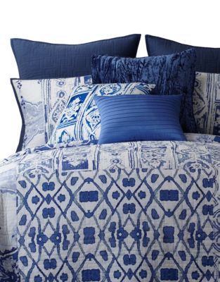 Tracy Porter Ambrette Prewashed Patchwork Quilt-BLUE-King