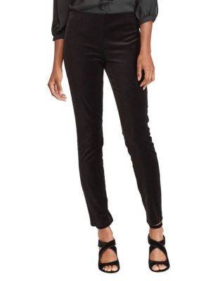 UPC 789022540823 product image for Lauren Ralph Lauren High-Rise Velvet Skinny Pants-BLACK-14 | upcitemdb.com