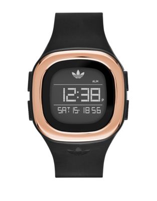 UPC 796483207141 product image for Adidas Black and Rose Gold Denver Watch-BLACK-One Size | upcitemdb.com