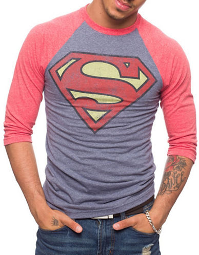 Jack Of All Trades Superman Print Shirt-ROYAL-Small