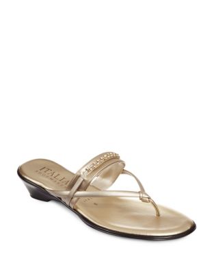 UPC 808233756554 - Italian Shoemakers Radiance Sandals-PLATINUM-6 ...