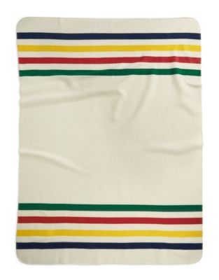 UPC 859161009847 product image for HUDSON'S BAY COMPANY Multistripe Polar Fleece Throw - MULTI STRIPE | upcitemdb.com