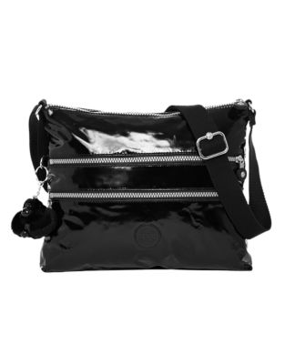 UPC 882256193497 product image for Kipling Alvar Prt Shoulder / Cross-Body Travel Bag - Black Patent | upcitemdb.com