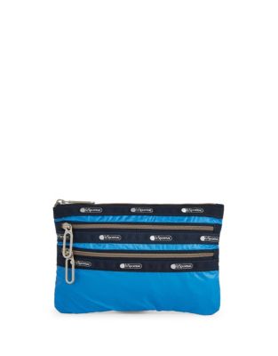 UPC 883681001166 product image for Lesportsac Classic Three-Zip Pouch-TRUE BLUE-One Size | upcitemdb.com