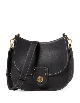 pebbled leather convertible crossbody