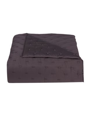UPC 883893434264 product image for Vera Wang Luster Sateen Quilt-AUBERGINE-Queen | upcitemdb.com