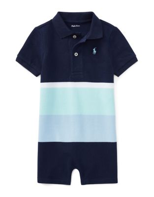 UPC 885854000082 product image for Ralph Lauren Childrenswear Colourblock Mesh Polo Shortall-NEWPORT-24 Months | upcitemdb.com