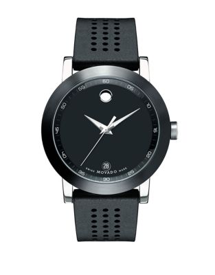 Movado Men's Museum Sport Watch-SILVER-One Size