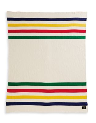 UPC 886456866120 product image for HUDSON'S BAY COMPANY Multi Stripe Knit Throw - MULTI STRIPE | upcitemdb.com