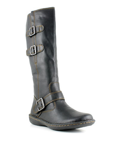 B.O.C. Born Cleo Faux Leather Boots-BLACK-9.5