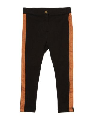 Kardashian Kids Paneled Ponte Pants-BLACK-5