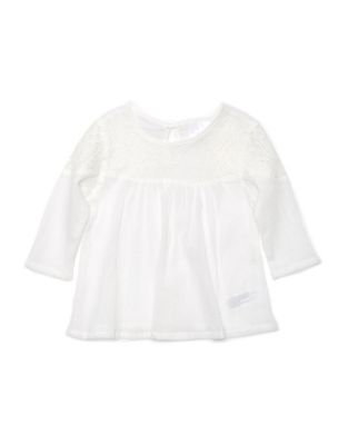 Kardashian Kids Lace Inset Tunic-NATURAL-18 Months