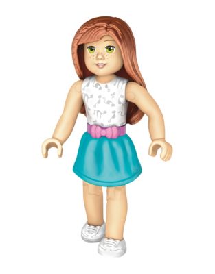 Mega Bloks American Girl Kitty Print Girl Figure-MULTI-One 