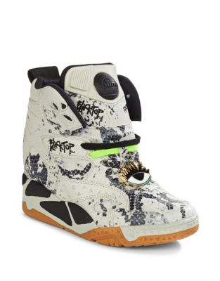 reebok pump wedge sneakers