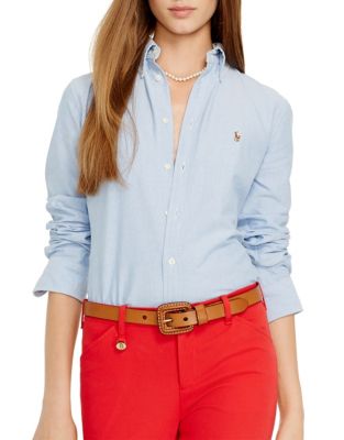 custom fit oxford shirt ralph lauren