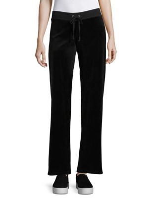 UPC 888699508782 product image for Juicy Couture Trk Velour Mar Vista Pants-BLACK-Small | upcitemdb.com