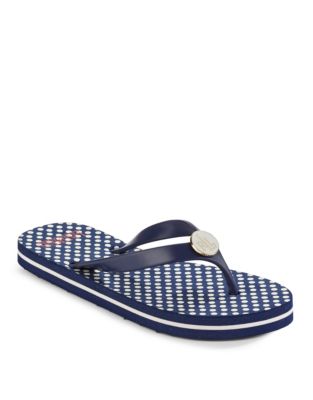 UPC 888875316170 product image for Lauren Ralph Lauren Elissa Flip Flop Sandals-NAVY-5 | upcitemdb.com