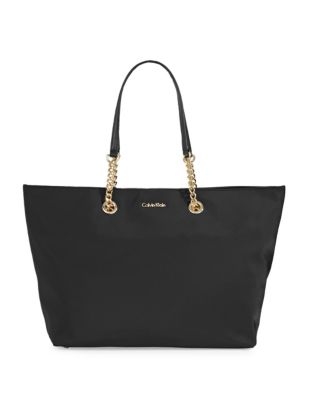 calvin klein florence nylon tote