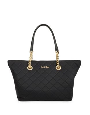 calvin klein florence nylon tote