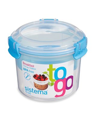 Sistema Breakfast To Go 2.2 Cups Assorted Colors No Color Choice - Office  Depot