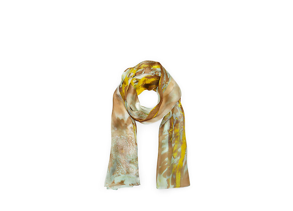 ABSTRACT BLOOMS OBLONG SCARF - Vince Camuto