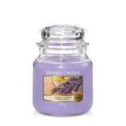 Lemon Lavender Original Medium Jar Candle Yankee Candle, Purple, 10.7cm X 12.7cm , Citrus