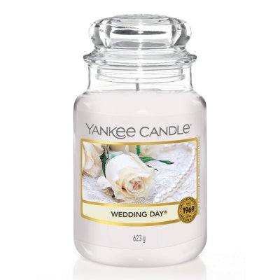 Wedding Day® Original Large Jar Candle Yankee Candle, White, 10.7cm X 16.8cm , Floral