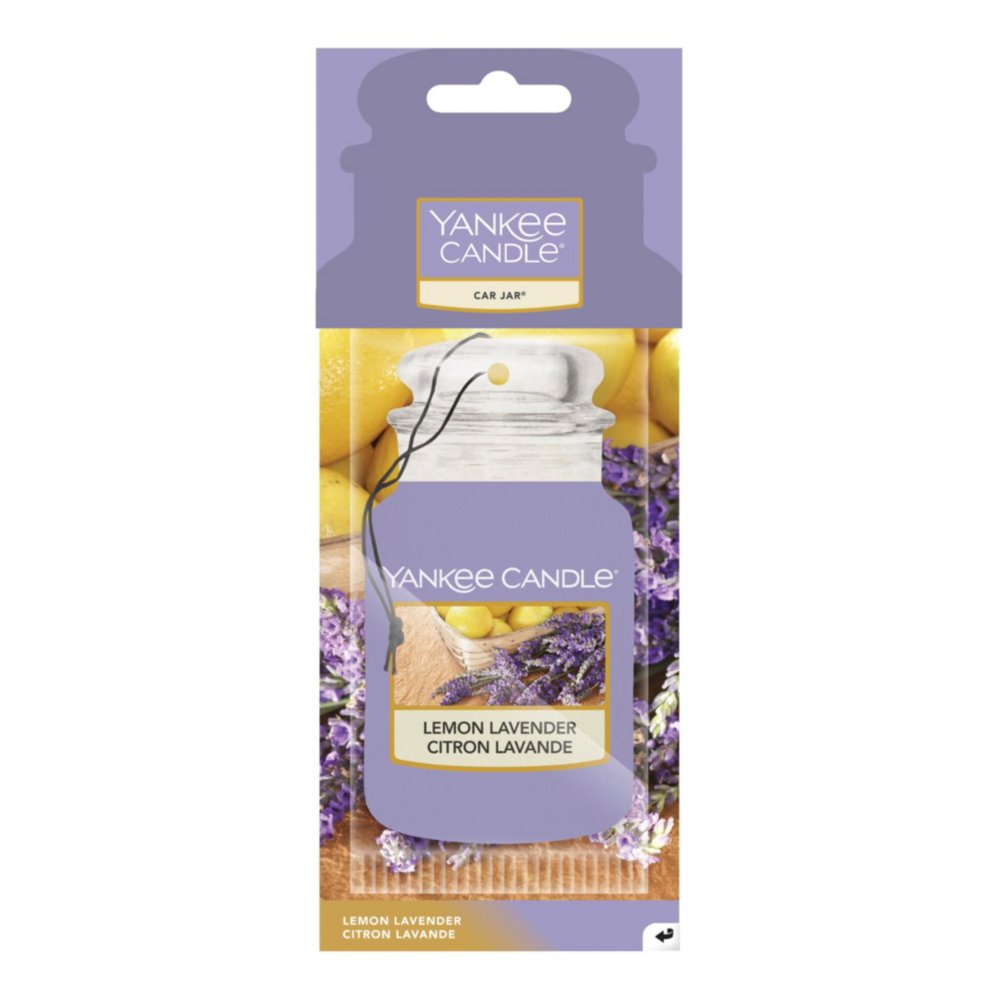 Lemon Lavender Car Jar® Yankee Candle, Purple, 7.8cm X 19.7cm , Citrus