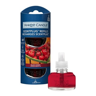 Black Cherry ScentPlug Refills (2-Pack) Yankee Candle, Red, 7.6cm X 7.9cm , Fruity