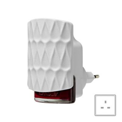 Organic Pattern ScentPlug Plug-In Base (UK Plug) Yankee Candle, White
