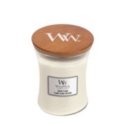Solar Ylang Medium Hourglass Candle WoodWick, White, 9.9cm X 9.9cm X 11.4cm , Floral