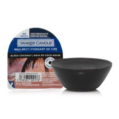 Black Coconut Wax Melt Yankee Candle, 5.6cm X 1.5cm , Floral