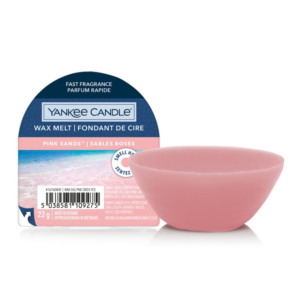 Pink Sands Wax Melt Yankee Candle, 5.6cm X 1.5cm , Floral