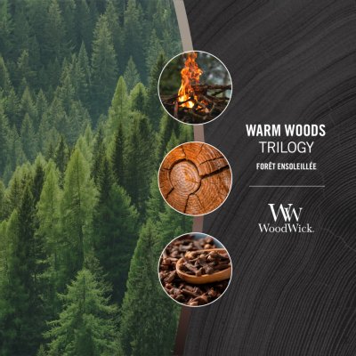 Warm Woods WoodWick, 9.2cm X 19.1cm X 12.1cm , Woody