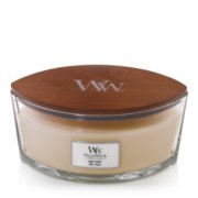 White Honey Ellipse Candle WoodWick, Cream, 9.2cm X 19.1cm X 12.1cm , Ambery