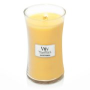 Seaside Mimosa Large Hourglass Candle WoodWick, Yellow, 10.2cm X 10.2cm X 17.8cm , Floral