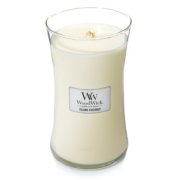 Island Coconut Large Hourglass Candle WoodWick, White, 10.2cm X 10.2cm X 17.8cm , Fruity