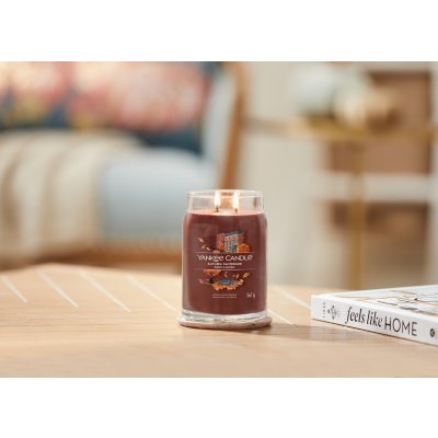 Autumn Daydream Signature Large Jar Candle Yankee Candle, Red, 9.3cm X 15.7cm , Fresh & Clean