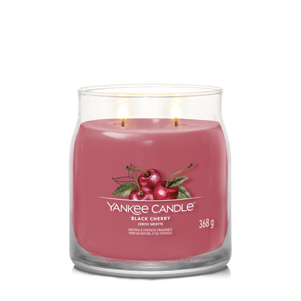 Black Cherry Yankee Candle, Red, 9.3cm X 11.4cm , Fruity