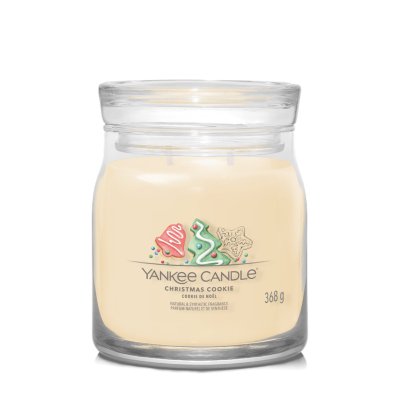 Christmas Cookie Signature Medium Jar Candle Yankee Candle, Neutrals, 9.3cm X 11.4cm , Sweet & Spicy