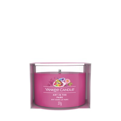 Art In The Park Yankee Candle® Mini, Pink, 5.4cm X 4.4cm , Floral