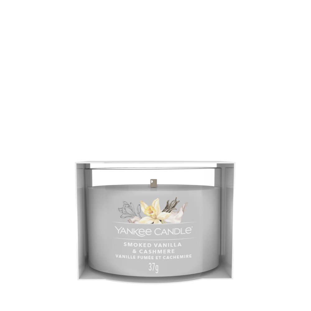 Smoked Vanilla & Cashmere Yankee Candle® Mini, Grey, 5.4cm X 4.4cm , Sweet & Spicy
