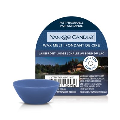 Lakefront Lodge Wax Melt Yankee Candle, Blue, 5.6cm X 1.5cm , Woody