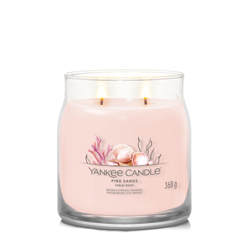 Pink Sands Yankee Candle, 9.3cm X 11.4cm , Floral